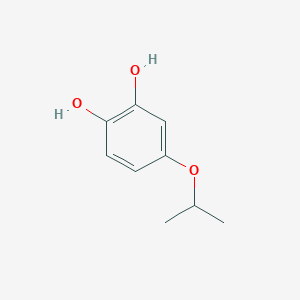 molecular formula C9H12O3 B12550964 4-[(Propan-2-yl)oxy]benzene-1,2-diol CAS No. 150092-74-3