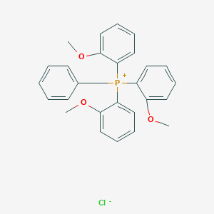 molecular formula C28H28ClO3P B12551019 Benzyltris(2-methoxyphenyl)phosphanium chloride CAS No. 163716-72-1