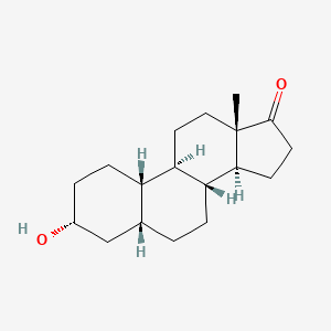 molecular formula C18H28O2 B1255105 19-Noretiocholanolone CAS No. 33036-33-8