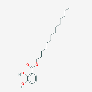 molecular formula C21H34O4 B1255108 Tetradecyl 2,3-dihydroxybenzoate 