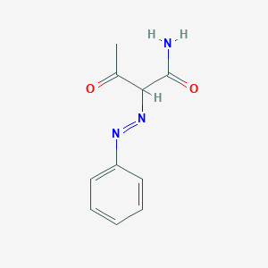 molecular formula C10H11N3O2 B12551093 3-Oxo-2-[(E)-phenyldiazenyl]butanamide CAS No. 142527-51-3