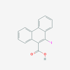 molecular formula C15H9IO2 B12551101 9-Phenanthrenecarboxylic acid, 10-iodo- CAS No. 172878-81-8