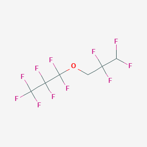 molecular formula C6H3F11O B12551121 1,1,1,2,2,3,3-Heptafluoro-3-(2,2,3,3-tetrafluoropropoxy)propane CAS No. 176310-29-5