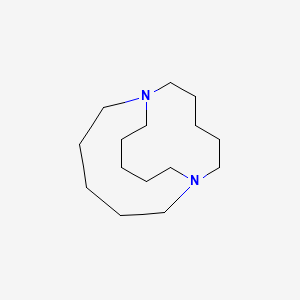 molecular formula C15H30N2 B12551127 1,7-Diazabicyclo[5.5.5]heptadecane CAS No. 147713-89-1