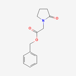 molecular formula C13H15NO3 B12551166 Benzyl (2-oxopyrrolidin-1-yl)acetate CAS No. 143023-95-4
