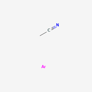 molecular formula C2H3ArN B12551167 Acetonitrile--argon (1/1) CAS No. 190248-21-6