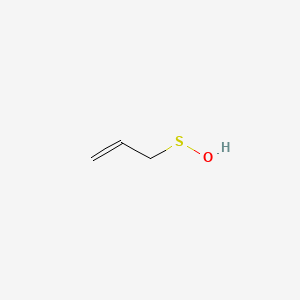 molecular formula C3H6OS B1255117 Allylsulfenate CAS No. 62965-27-9