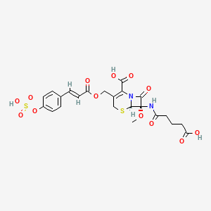 molecular formula C23H24N2O13S2 B1255121 Oganomycin GA 