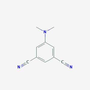 molecular formula C10H9N3 B12551212 3,5-dicyano-N,N-dimethylaniline CAS No. 151453-57-5