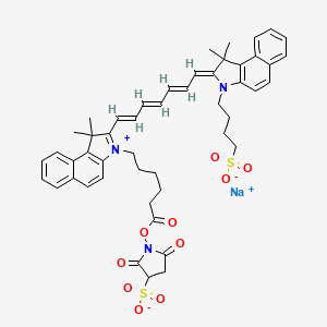 molecular formula C49H52N3NaO10S2 B1255123 ICG-Sulfo-OSu 