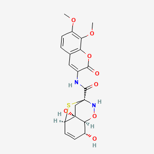 molecular formula C20H20N2O8S B1255125 Aspergillazine A 