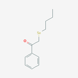 molecular formula C12H16OSe B12551295 Ethanone, 2-(butylseleno)-1-phenyl- CAS No. 185815-22-9