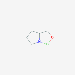 molecular formula C5H9BNO B12551381 Tetrahydro-1H,3H-pyrrolo[1,2-c][1,3,2]oxazaborol-1-yl CAS No. 146000-02-4