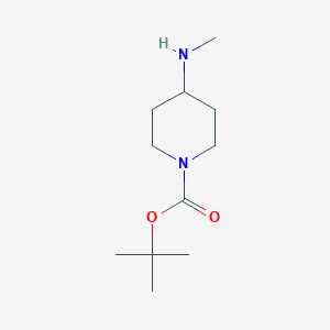 molecular formula C11H22N2O2 B125514 Tert-butyl 4-(methylamino)piperidine-1-carboxylate CAS No. 147539-41-1