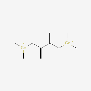 molecular formula C10H20Ge2 B12551460 1,2-Digermin, hexahydro-1,1,2,2-tetramethyl-4,5-bis(methylene)- CAS No. 144865-58-7