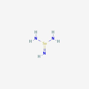 molecular formula H5N3Se B12551464 Imidoselenous diamide CAS No. 144304-57-4