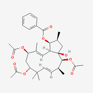 molecular formula C33H44O9 B1255149 Euphornin 