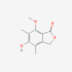 molecular formula C11H12O4 B1255150 4,6-Dimethyl-5-hydroxy-7-methoxyphthalide 