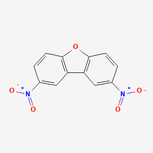 molecular formula C12H6N2O5 B12551619 2,8-Dinitrodibenzofuran CAS No. 144280-50-2