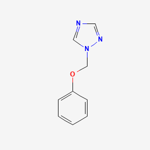 molecular formula C9H9N3O B12551688 1-(Phenoxymethyl)-1H-1,2,4-triazole CAS No. 183957-86-0