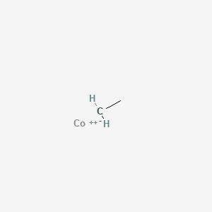 molecular formula C2H5Co+ B12551696 Cobalt(2+);ethane CAS No. 150293-07-5