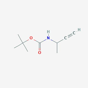 molecular formula C9H15NO2 B125517 tert-Butyl but-3-yn-2-ylcarbamate CAS No. 154181-98-3