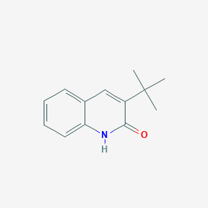 molecular formula C13H15NO B12551723 3-Tert-butylquinolin-2(1H)-one CAS No. 148104-31-8