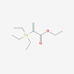 molecular formula C11H22GeO2 B12551734 Ethyl 2-(triethylgermyl)prop-2-enoate CAS No. 144650-44-2
