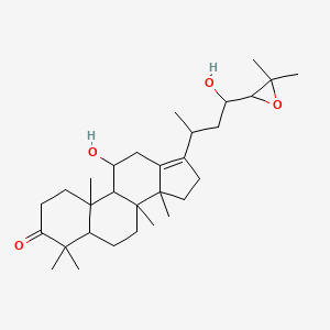 17-[4-(3,3-Dimethyloxiran-2-yl)-4-hydroxybutan-2-yl]-11-hydroxy-4,4,8,10,14-pentamethyl-1,2,5,6,7,9,11,12,15,16-decahydrocyclopenta[a]phenanthren-3-one