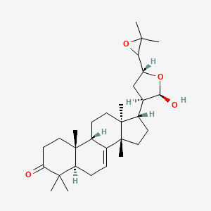 (5R,9S,10R,13S,14S,17S)-17-[(2R,3R,5R)-5-(3,3-dimethyloxiran-2-yl)-2-hydroxyoxolan-3-yl]-4,4,10,13,14-pentamethyl-1,2,5,6,9,11,12,15,16,17-decahydrocyclopenta[a]phenanthren-3-one