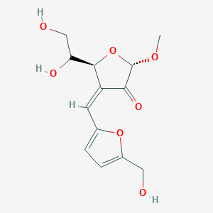 molecular formula C13H16O7 B1255180 Phellinusfuran B 