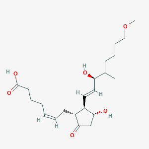 (Z)-7-[(1R,2R,3R)-3-hydroxy-2-[(E,3S)-3-hydroxy-8-methoxy-4-methyloct-1-enyl]-5-oxocyclopentyl]hept-5-enoic acid