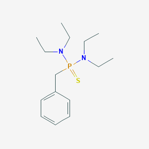molecular formula C15H27N2PS B12551853 Benzylbis(diethylamino)phosphine sulfide CAS No. 183874-07-9