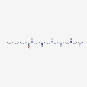 molecular formula C18H42N6O B12551890 N-(14-Amino-3,6,9,12-tetraazatetradecan-1-YL)octanamide CAS No. 142708-37-0