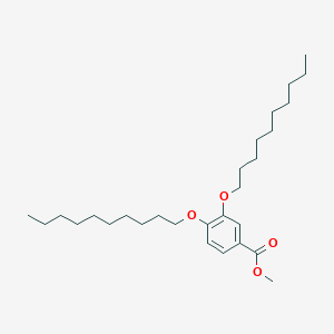 molecular formula C28H48O4 B12551910 Methyl 3,4-bis(decyloxy)benzoate CAS No. 156447-67-5