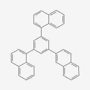 molecular formula C36H24 B1255195 1,3-Bis-(1-naphthyl)-5-(2-naphthyl)benzene CAS No. 173678-08-5