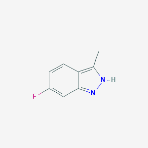 molecular formula C8H7FN2 B125520 6-fluoro-3-methyl-1H-indazole CAS No. 159305-16-5
