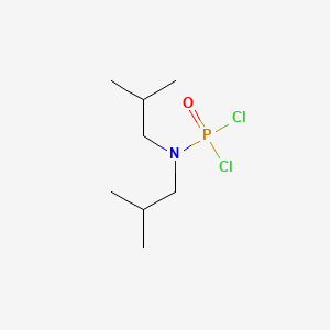 molecular formula C8H18Cl2NOP B12552001 N,N-Bis(2-methylpropyl)phosphoramidic dichloride CAS No. 189107-32-2