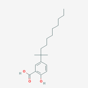 molecular formula C19H30O3 B12552176 2-Hydroxy-5-(2-methylundecan-2-YL)benzoic acid CAS No. 190451-68-4