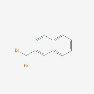 molecular formula C11H8Br2 B12552204 Naphthalene, 2-(dibromomethyl)- CAS No. 189693-08-1