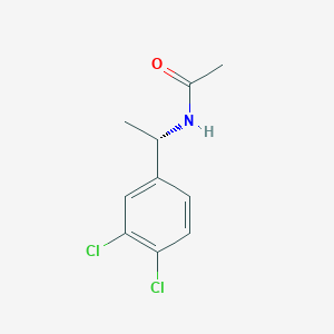 molecular formula C10H11Cl2NO B12552212 N-[(S)-alpha-Methyl-3,4-dichlorobenzyl]acetamide CAS No. 823790-73-4