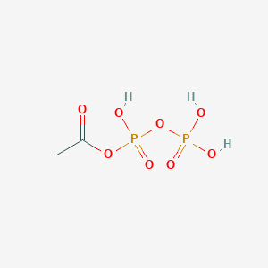 molecular formula C2H6O8P2 B1255226 Acetyl diphosphate 