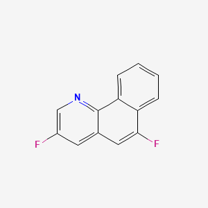 molecular formula C13H7F2N B12552322 3,6-Difluorobenzo(h)quinoline CAS No. 163275-62-5