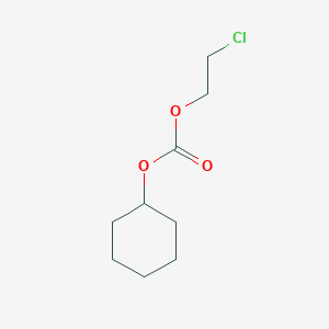 molecular formula C9H15ClO3 B12552394 Carbonic acid, 2-chloroethyl cyclohexyl ester CAS No. 142269-40-7
