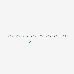 molecular formula C17H32O B12552437 Heptadec-16-EN-7-one CAS No. 147492-48-6