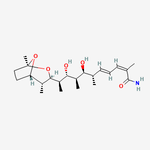 molecular formula C22H37NO5 B1255251 saliniketal A 