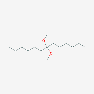 molecular formula C15H32O2 B12552517 Tridecane, 7,7-dimethoxy- CAS No. 145070-64-0