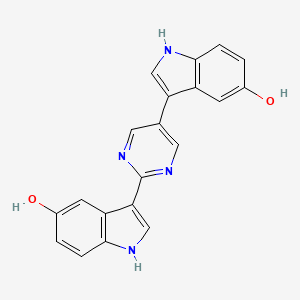 molecular formula C20H14N4O2 B1255253 hyrtinadine A CAS No. 925253-33-4