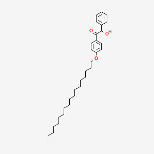 molecular formula C32H48O3 B12552571 2-Hydroxy-1-[4-(octadecyloxy)phenyl]-2-phenylethan-1-one CAS No. 142248-79-1
