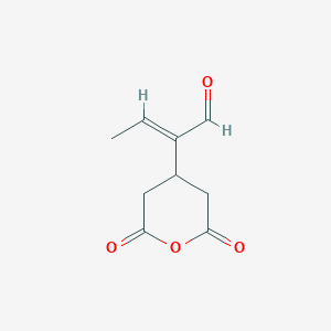 molecular formula C9H10O4 B1255261 茉莉酸酐 